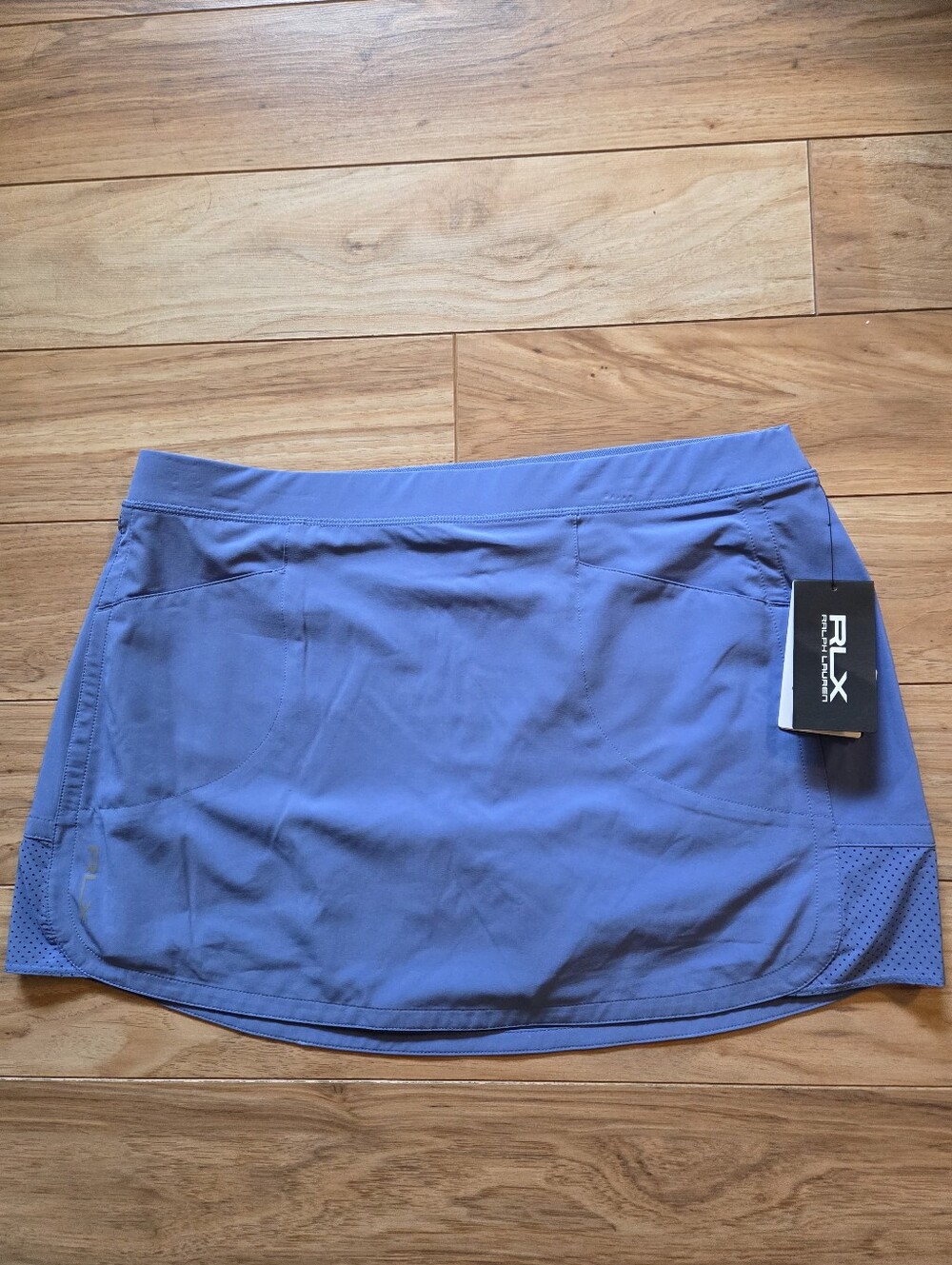 RLX Ralph Lauren Womens Golf Concept 1 Skort Resort Blue Size L NWT